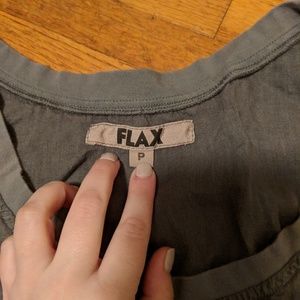 Gray flax dress
